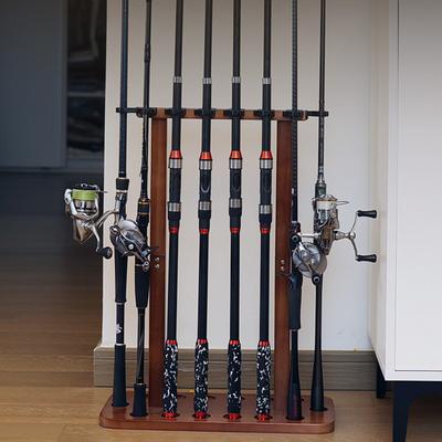 Vloerstandaard Hengelrekken Verticale Opberg Houder Hengelrek Houdt 8/14 Hengels Visuitrusting Uitrusting Organizer