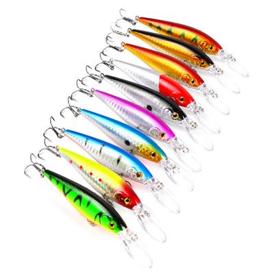 MUQZI Accessorio Sportivo 11.5cm 10.5g Esche Artificiali Dure Amo Triplo Esca da Pesca Swimbait Crankbait