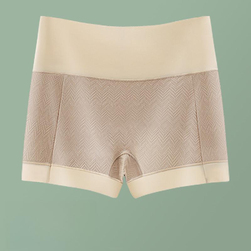 

Трусики с высокой талией, четырехугольные, бесшовные, из чистого хлопка, больших размеров, защитные трусики, женские гигиенические трусы 4XL