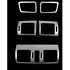 Car Garnish Cover Frame Lamp Trim ABS Front Air Condition Outlet Vent Hoods Part For Subaru XV 2012 2013 2014 2015 2016 2017