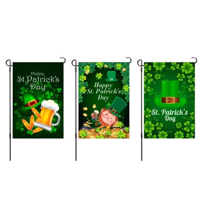 St Patricks Day Garden Flag Innovative Exquisite Decorative Double Sided St Patricks Day Outdoor Fla