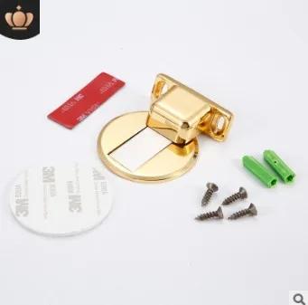 Magnetic Door Holder Stopper Invisible Doorstop Wall Floor Mount Safety Catch Stainless Steel Door Suction Bedroom Supplies