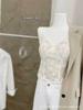Popular Lace Sling Vest for Women with Chest Pad, Sweet and Slim Inside, Warm Backing Top Can Be Outside