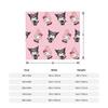 My Melody Kawaii Flannel Throw Blanket Blanket for Bed Bedroom Ultra-Soft Bedding Throws