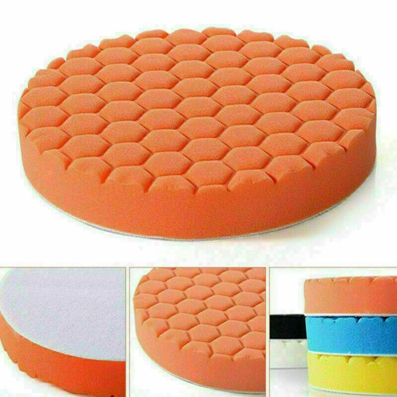 5pcs Car Polishing Pad Kit Set 6 Inch Self-Adhesive Buffing Wheel Waxing Sponge Pads Auto Care Wash Cleaning Tool