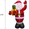 Holiday Display Inflatable Santa Claus Decorations Christmas Inflatable Santa Claus Outdoor Yard Lawn Decoration Supplies