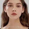 M-JAJA Moissanite Four-leaf Clover Earrings Diamond Stud Earrings for Women S925 Silver Earring New Trendy Jewelry