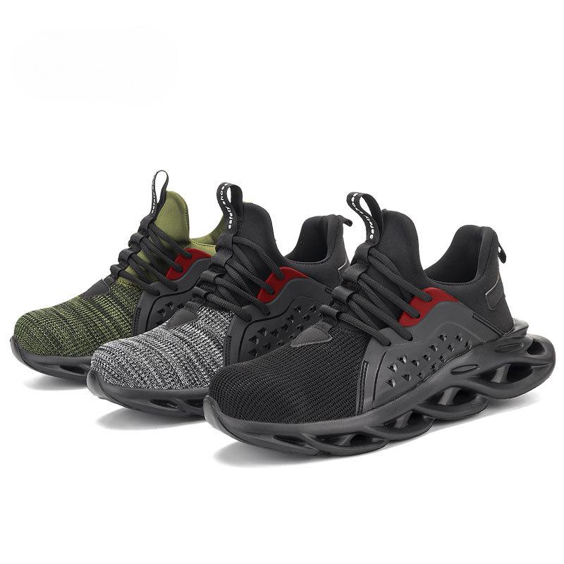 Men's Shoes Anti-smashing and Anti-piercing Labor Insurance Shoes Steel Bag Head Work Shoes