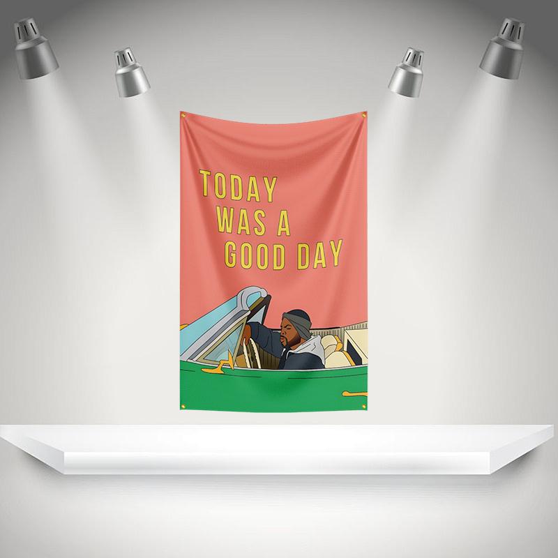 I-Ice Cubes Flag Rock Music Band Banner HD Printing Tapestry Exhibition, Music Band Fans, Garage Decor