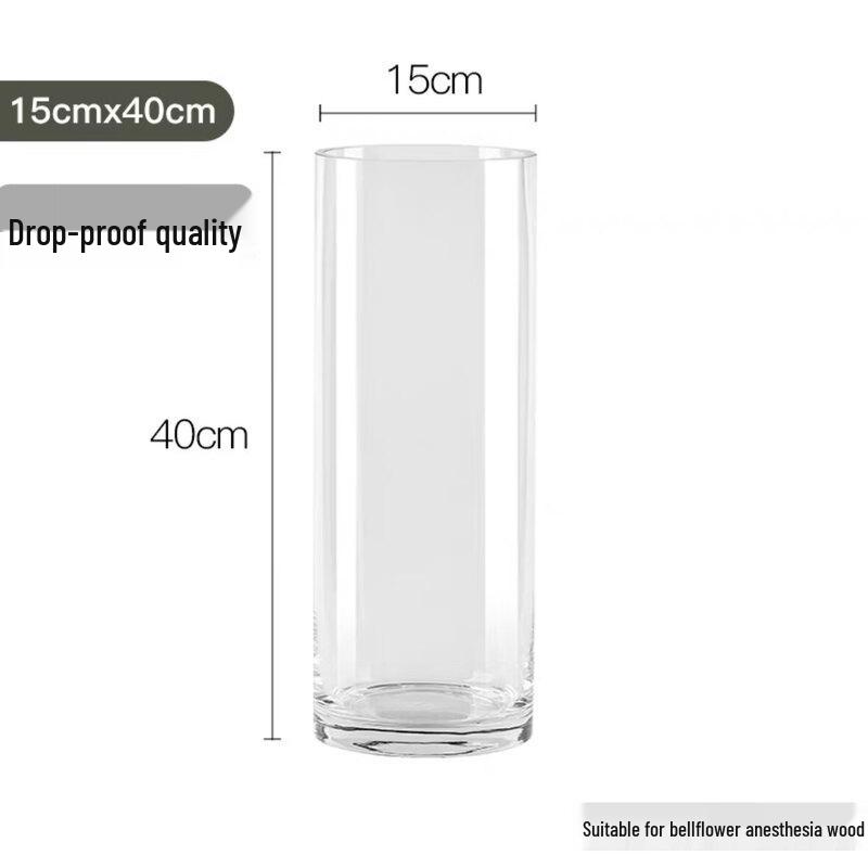 ZISIZ Transparent Acrylic Vase