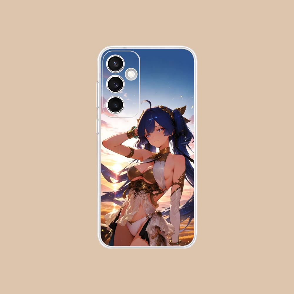 Wuthering Waves Luno Phone Case for Samsung Galaxy S25 S24 S23 S22 S21Plus FE Ultra Clear Colorful Cover Cellphones Pretty