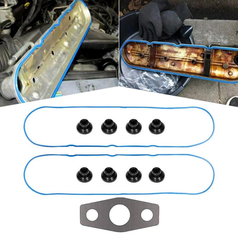 VS50504R1 Valve Cover Gasket Set Replacement for Cadillac CTS Chevy Silverado Corvette Camaro 1999-2016 Car Accessories