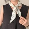 Stilvolles Polka-Dot Dünnes Stirnband Sommer Kleiner Schal Sonnenschutz Haarband Für Sport Outdoor Laufen