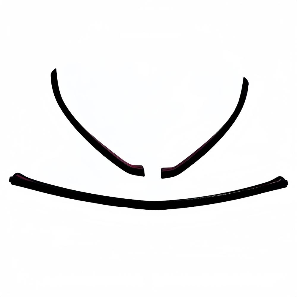 3Pcs Car Front Lower Bumper Lip Splitter Canard Trim For Mercedes-benz A Class V177 W177 A35 A180 A200 A220 A250 AMG 2019-2022
