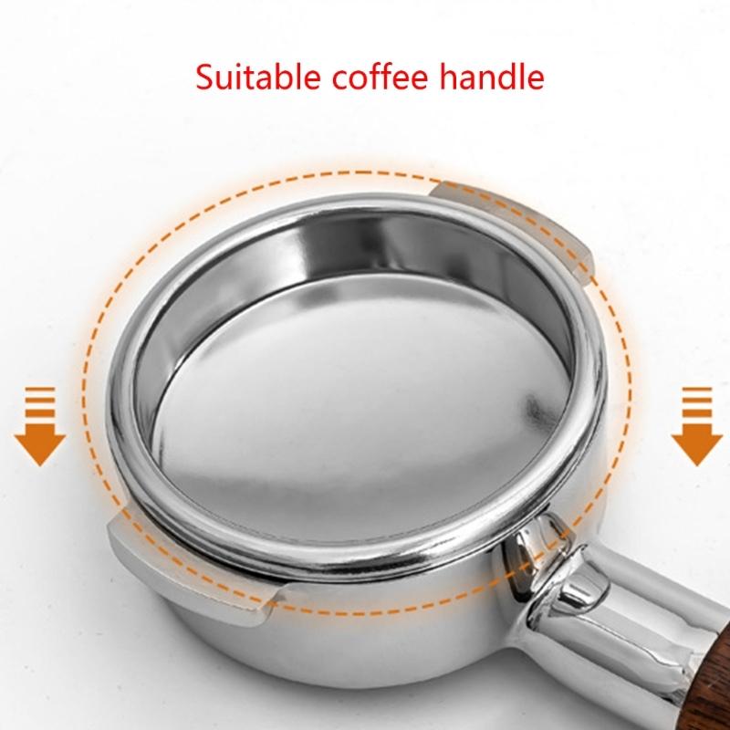 Espresso Machines Rust Proof Heat Resistant Coffee Filter Basket Blind Bowl Portafilter Suitable for Home Coffee Bar Use