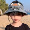 Kids Fan Visor Hat Three Adjustable Winds Fan Cap Adjustable Large Brim Sun Visor Kids Fan Hat for Child Gift Fishing