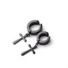 Unisex Women Stainless Steel Non-Piercing Earring Cross Clip Earring Fashion Jewelry Men Ear Cuff