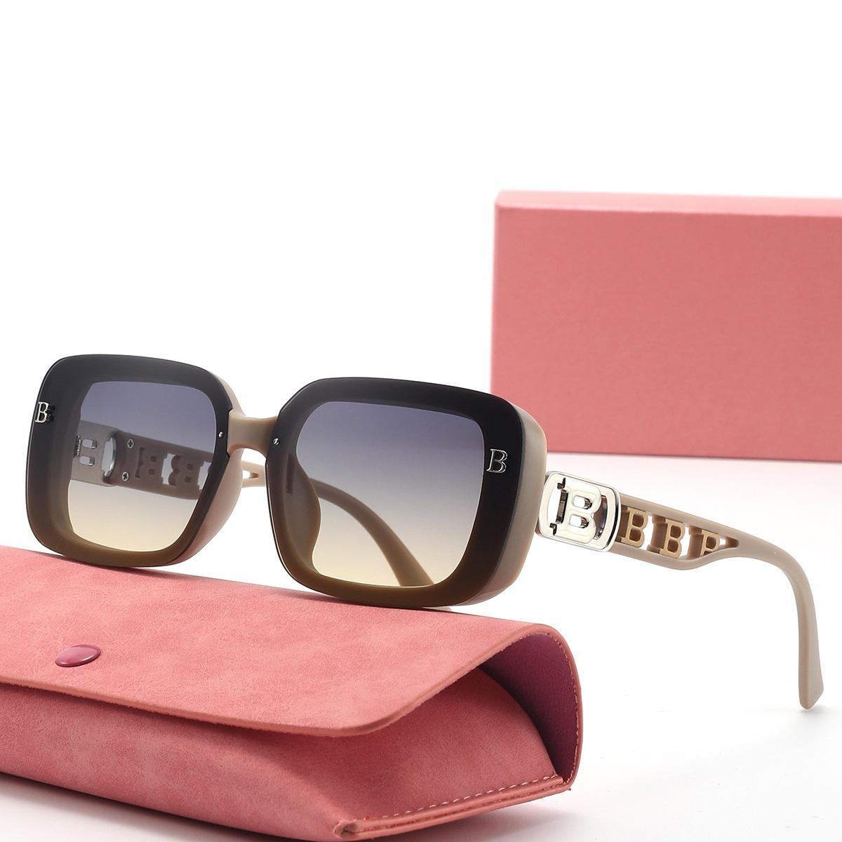 

New Luxury Brand Women Sunglasses Stylish Designer Square Female Sun Glasses B Fashion Design Uv400 Shades No Case