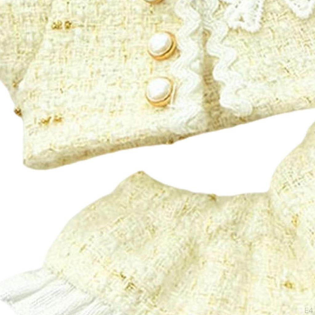 15cm or 17cm Doll Clothes Accessories with Fashion Coat Dress and Hair Accessory Costume for Party