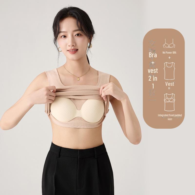 Damen Kaschmirseide Warme Weste mit Nahtlosen Heizkissen