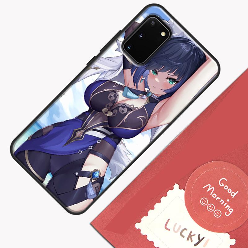 Genshin Impact Yelan Phone Case For Samsung Galaxy S24 S26 Ultra S20 S21 S22 S23 S25 Plus S10 S25 FE Cover Shell