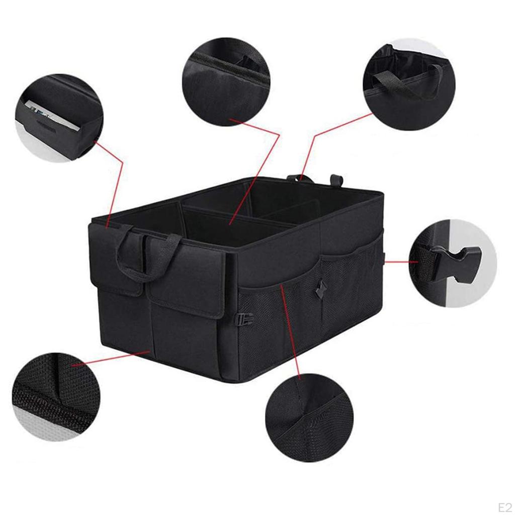 Foldable Storage Bag for Truck Car Trunk Organizer, Flexible, Easy
