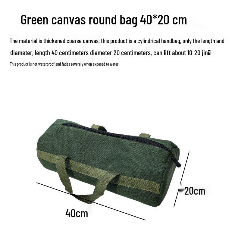 Large Capacity Multifunctional Thickened Canvas Tool Bag