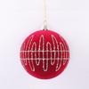 Holiday Display Baubles, 16 Count, 7.5 Cm Textured Tree Set with Light-Catching Finish for Window, Shelf, and Party Use