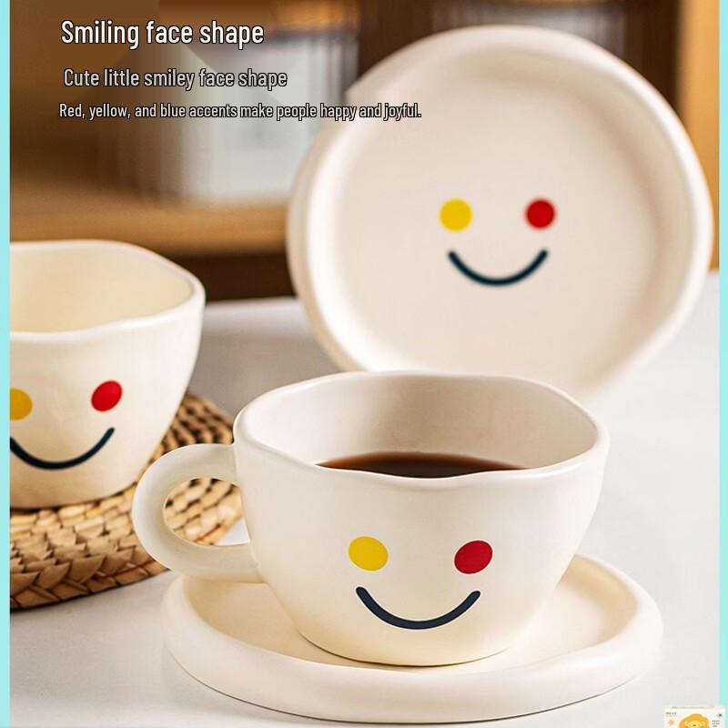 Smiley Ceramic Coffee & Tea Cup