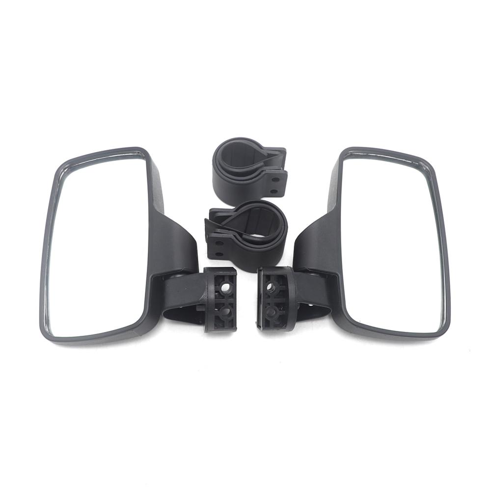 UTV Rearview Mirror Shockproof Side Mirror Accessories w/ 1.75"; 2"; Roll Cages for can am For Polaris RZR 800 900 1000 for