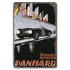 Vintage Metal Tin Signs Racing Car Plaque Decor F1 Racetrack Metal Poster Wall Art for Garage