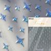 1pcs 5D Relief Colorful Star Nail Art Stickers Multi Macaron Mangxing Nail Decorations Self Adhesive Decals Accessories