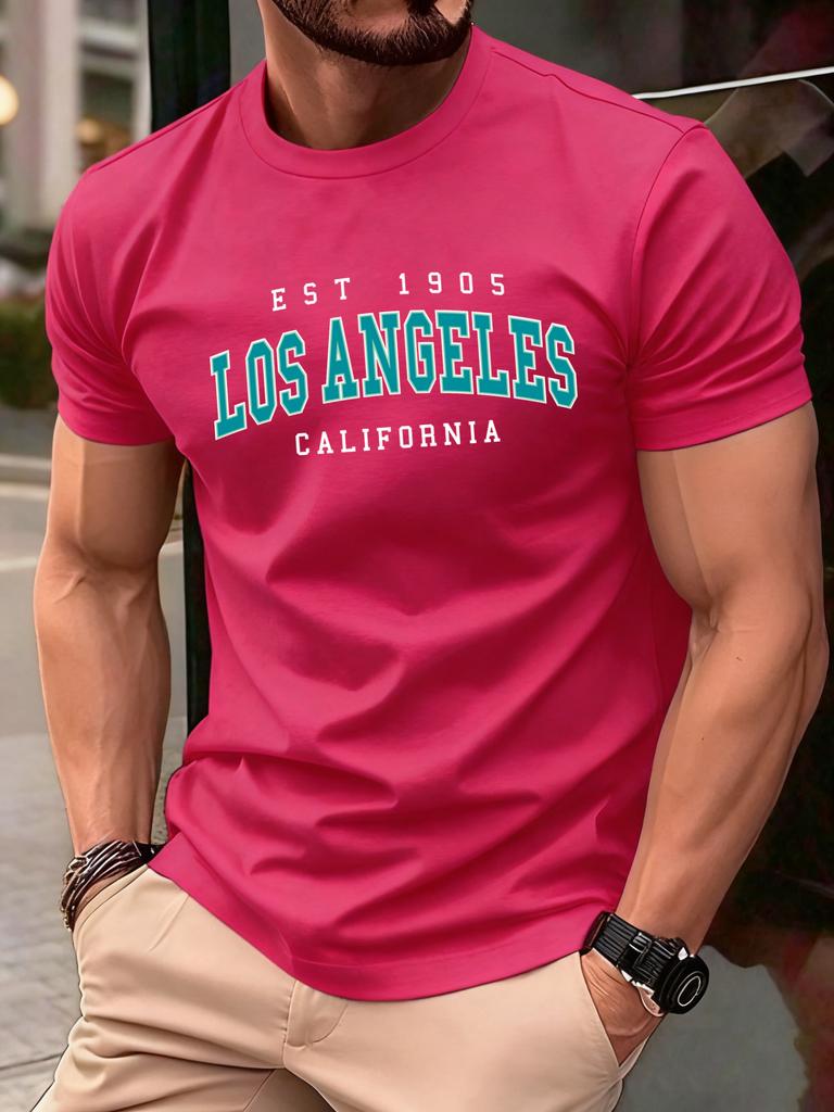 Usa Est 1905 California Printing T Shirt For Man ONeck Casual TShirts Summer Cotton Sportswear Unisex Loose Short Sleeve