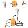 Compact Outdoor Shower System with Adjustable Water Flow for Camping And Hiking