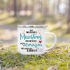 Spanische Print Tasse Kaffee Tee Tassen Getränke Wasserbecher Lehrerleben Emaille Tassen Schule Zuhause Griff Trinkgeschirr Beste Geschenke für Lehrer