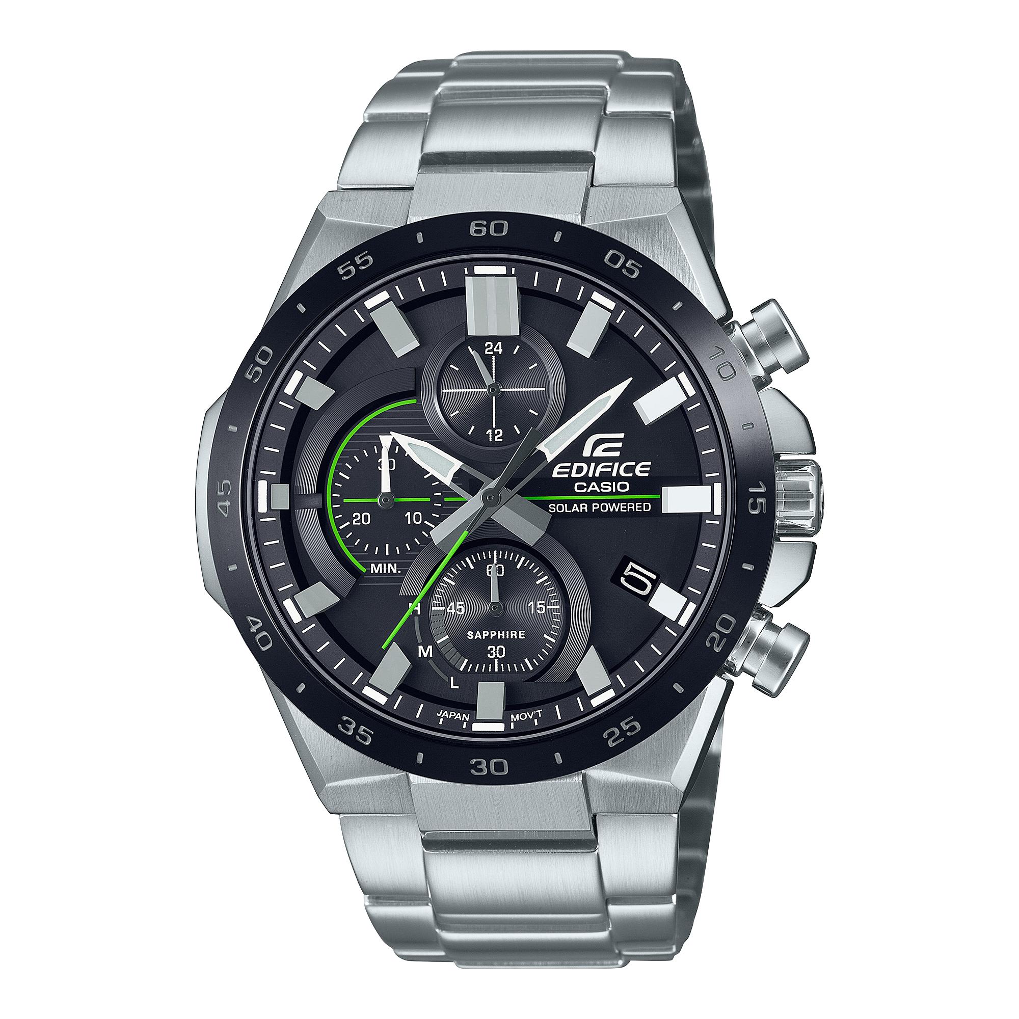

Casio Men s Stainless Steel 100M Water Resistant Analog Quartz Watch EFB-690SBB-1AV