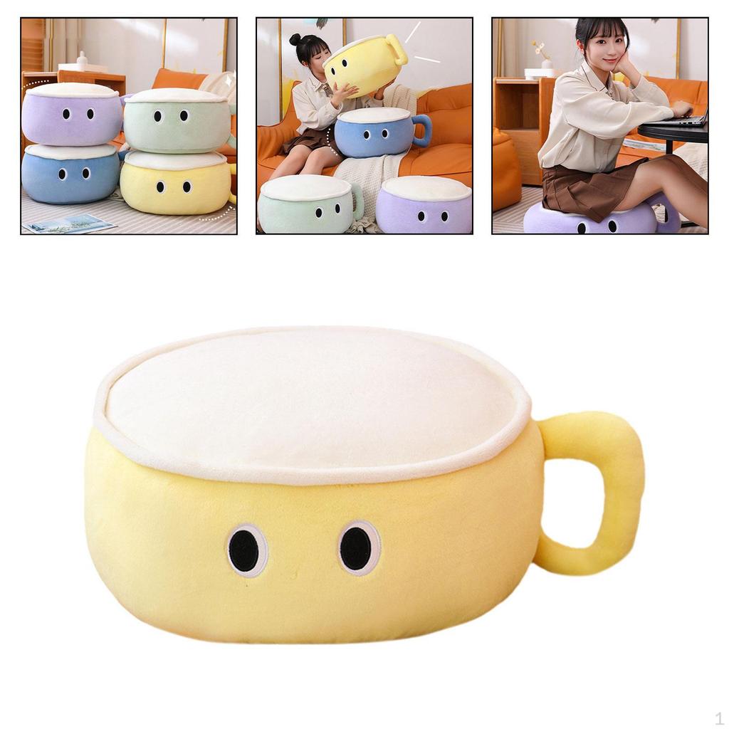 Throw Pillow Cup Shape Cushion Decorative for Christmas Living Room