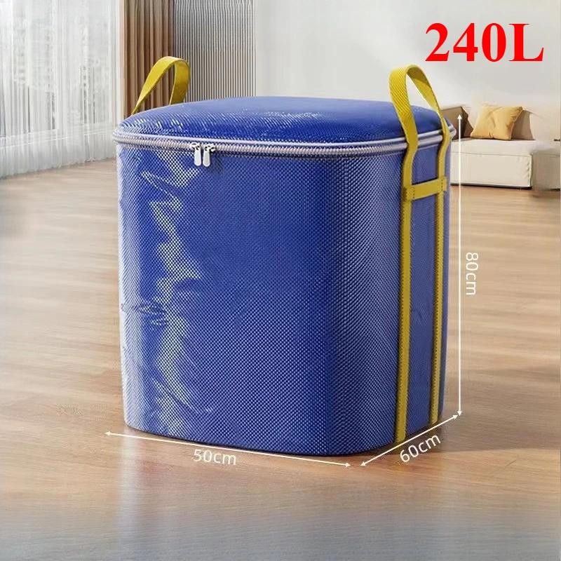 Extra Large Capacity Woven Storage Bags - Durable Heavy-Duty Organizers for Clothes, Quilts, Bedding,Shipping & Relocation Needs