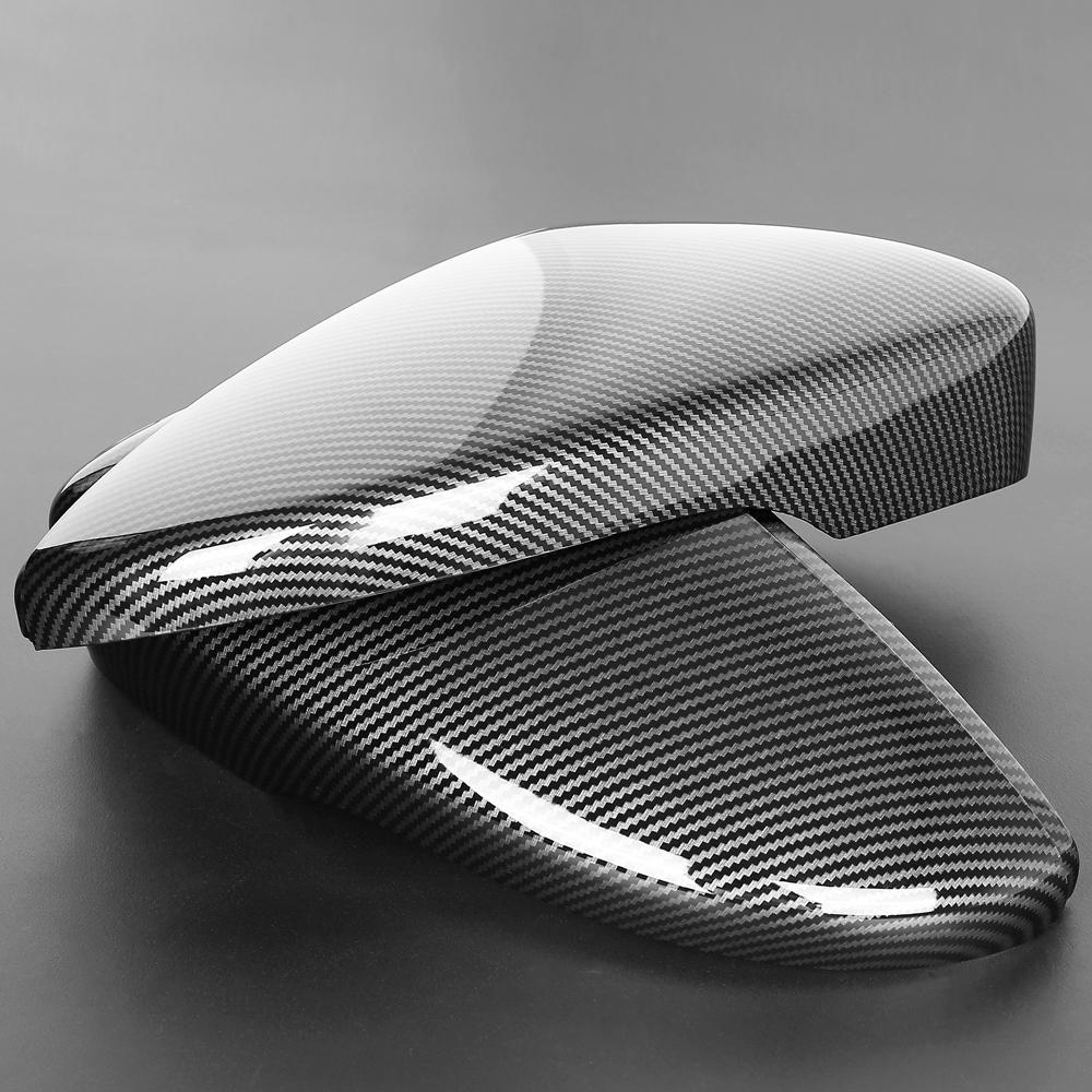 TOPC Hohe Qualität Für Volkswagen VW Käfer CC Eos Passat Jetta Scirocco Vollständiger Ersatz Spiegelabdeckung in Carbonfaser-Optik