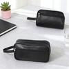 Organizzatori da Viaggio per Articoli da Toeletta da Uomo, Borsa Cosmetica Impermeabile in PU Spaziosa, Pochette Accessorie da Viaggio per Palestra, Viaggio d'Affari
