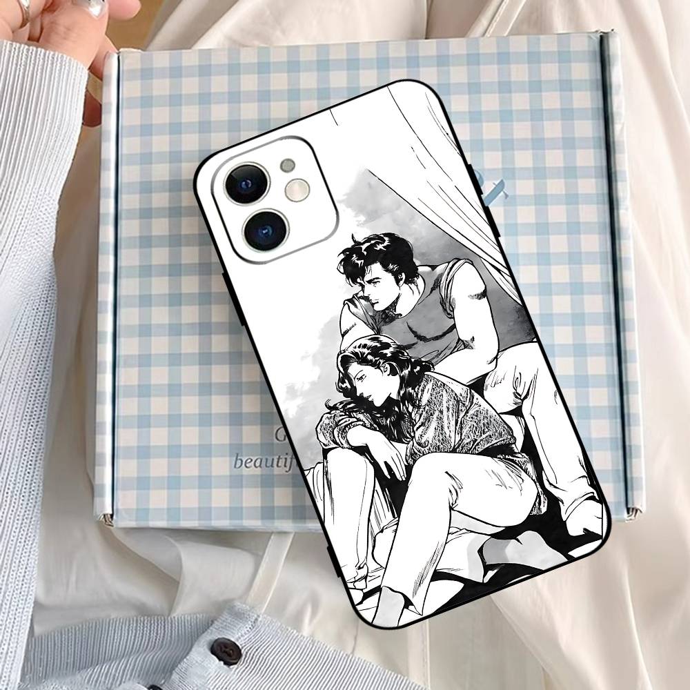 City Hunter Phone Case Black Phone Case For IPhone 17/16/15/13/14 Pro Max/ 11Plus/X/Xr/Xs Max 13mini