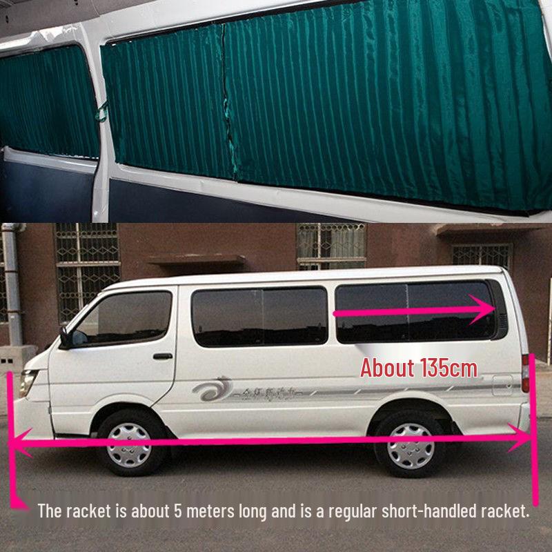 Compatible Curtains for Jinbei, Toyota Hiace, New Hiace, Jinlong, Jinwei, Jinlv, Zhongshun, and Foton View Express Cars