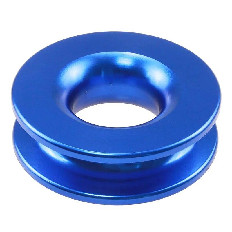 41000lbs Car Synthetic Soft Shackle Snatch Recovery Ring Aluminum for ATV UTV SUV Truck Pickup Off-road Car Winch Recovery