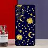 Vintage Moon and Sun Stars Funda Case For Samsung Galaxy S25 Ultra S9 S10 S20 S21 FE S22 S23 Plus S24 Ultra Phone Cover