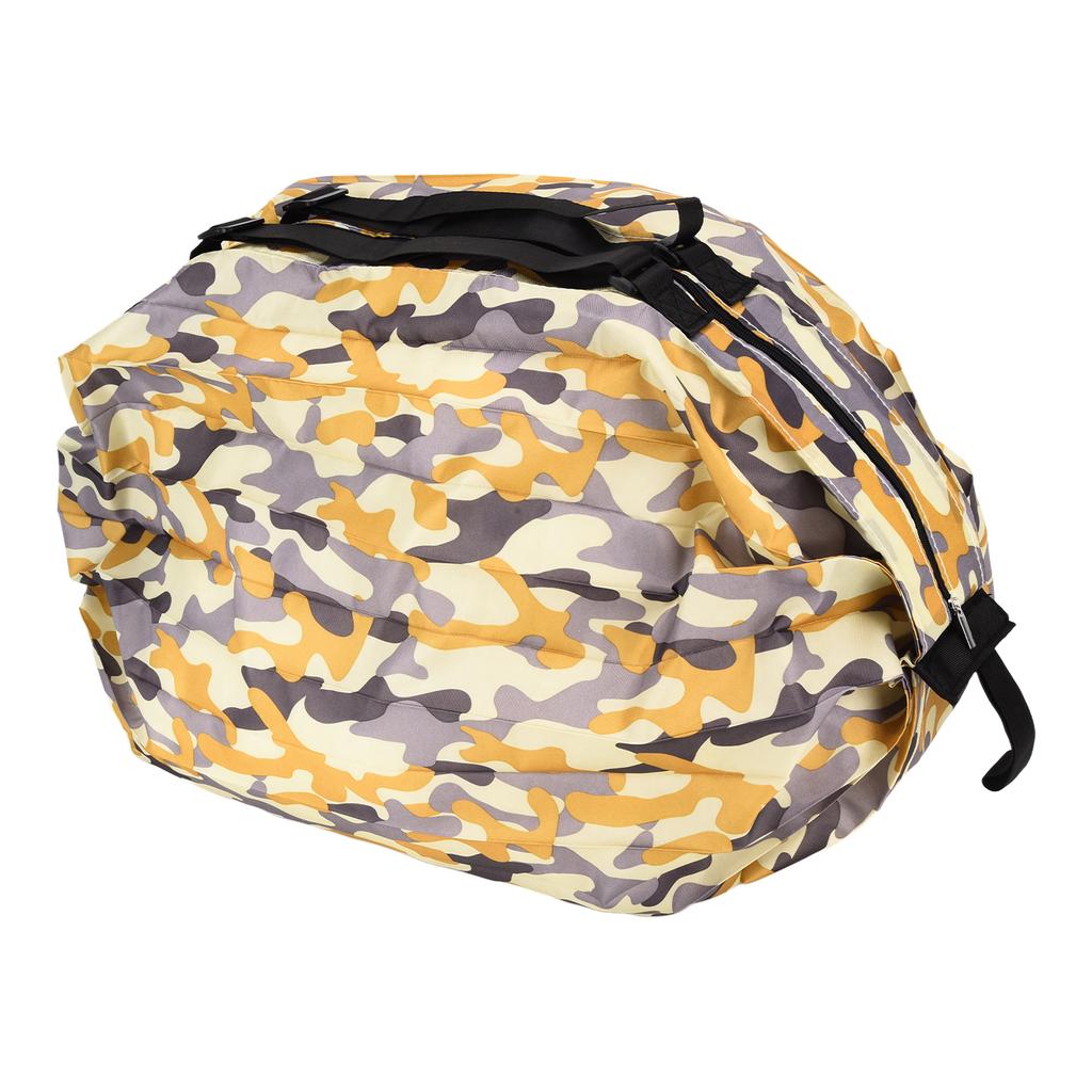 High Capacity Storage Bag Travel Single Shoulder Waterproof Shopping Bag Portable Folding Storage