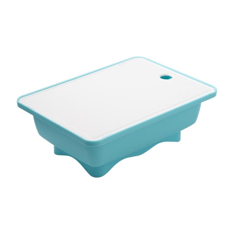 Efficient Draining Basket with Chopping Board Set for Vegetable and Fruit Washing Home Kitchens Sink Colander Strainer