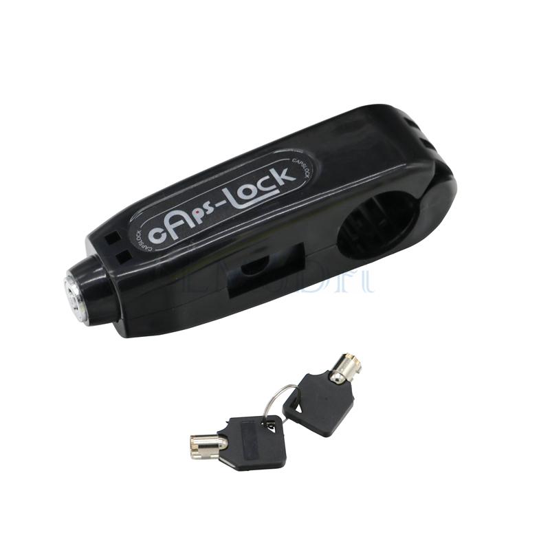 LMoDri Universal Motorcycle Lock Scooter Handlebar Safety Lock Brake Throttle Grip Anti Theft Protection Security