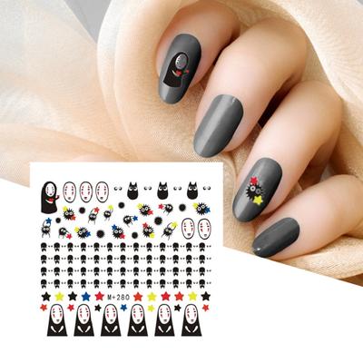 Nail Stickers Self Adhesive 3D Visual Effect Waterproof Pattern Enhance