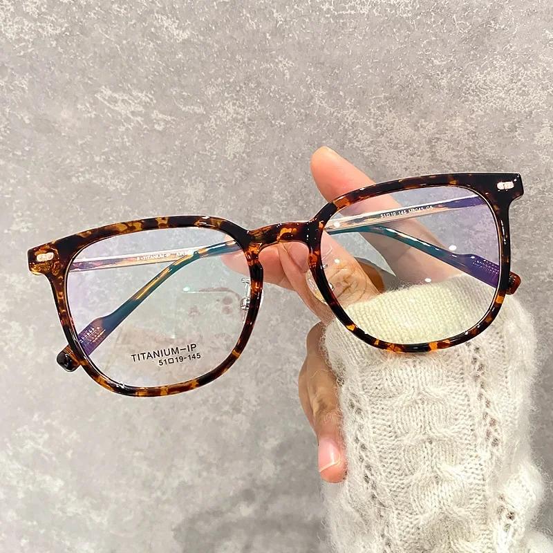 

Oversized Frame Myopia Glasse Luxury Brand Women Men Reading Glasses Finished Nearsighted Prescription Glasses Diopter 0 To -4.0 0