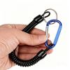 Anti-Lost Keychain & Fishing Lanyard: Outdoor Spring Cord with Carabiner